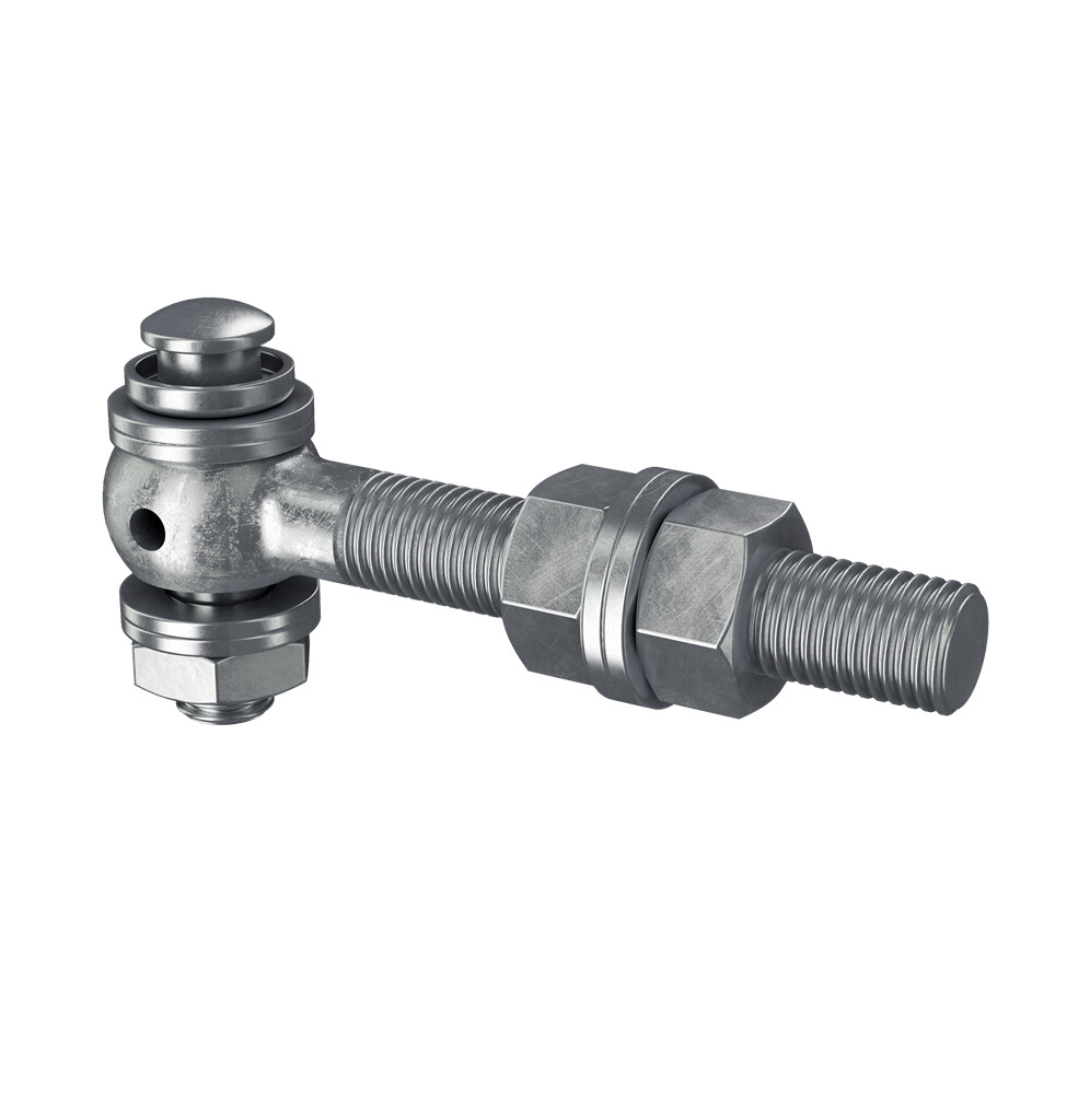 Corrosion-resistant and vandal-proof eyebolt set