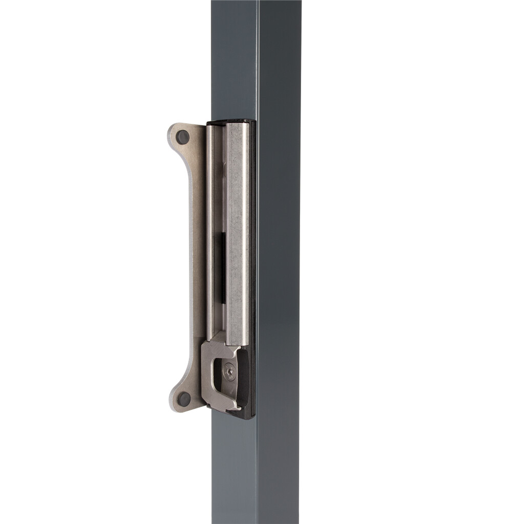 Surface mounted stainless steel keep strike for Fortylock, Fiftylock and Sixtylock