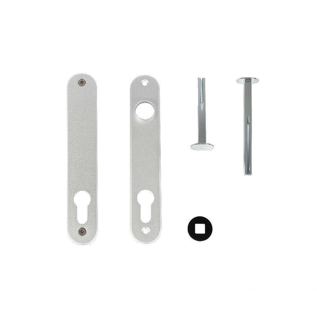 Set of cover plates for insert locks