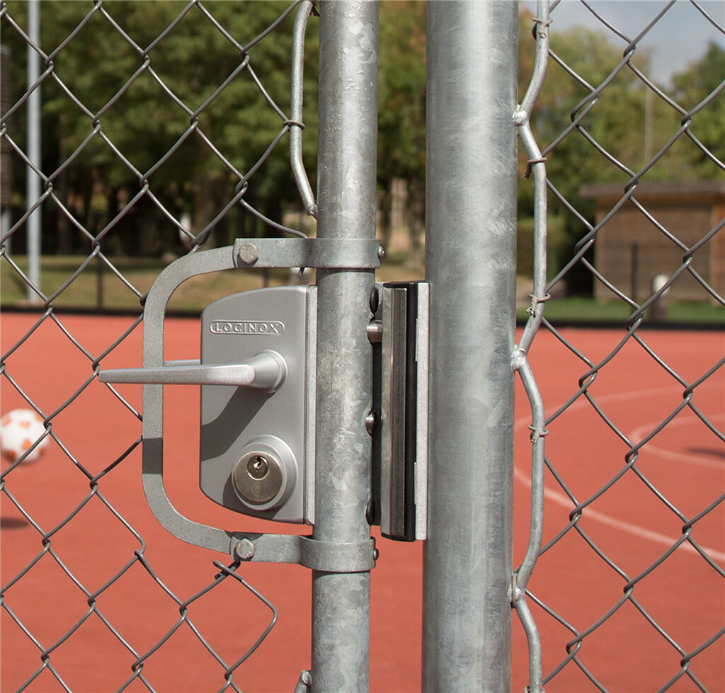 Cerradura inoxidable para ornamental o chain link