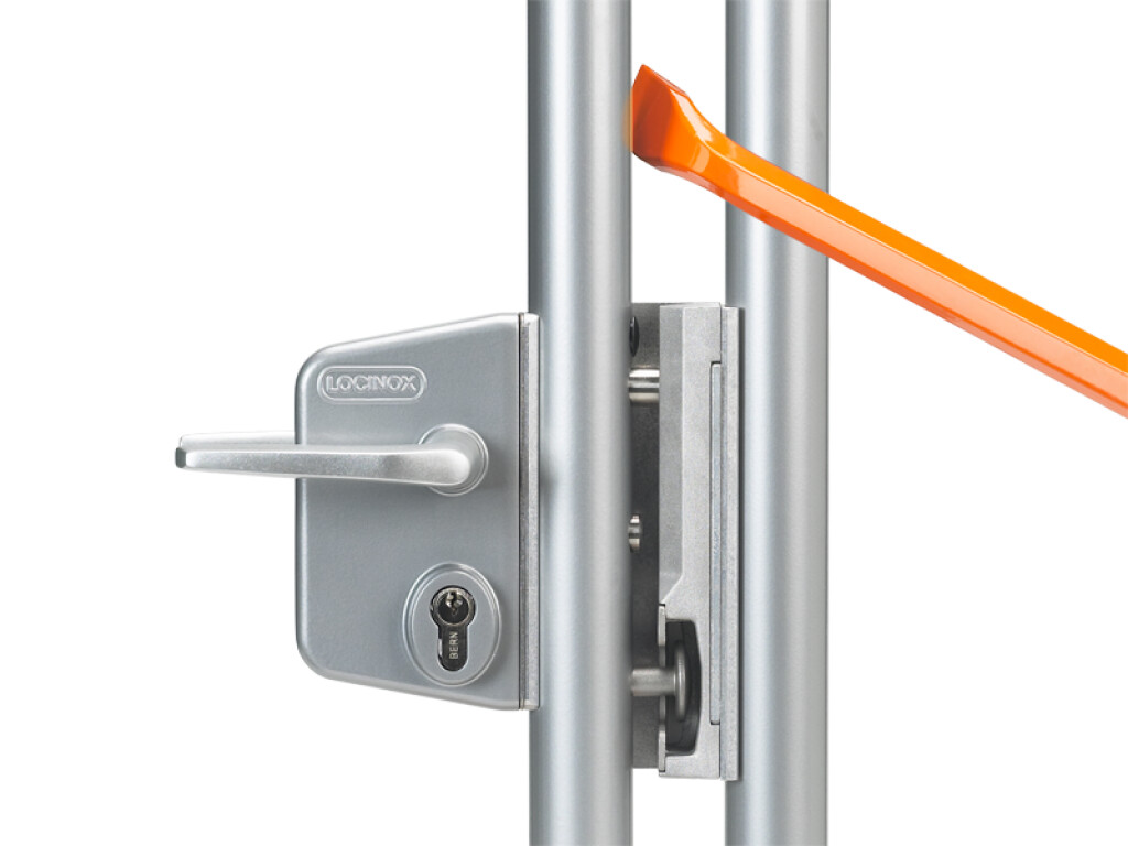 Surface mounted gate lock