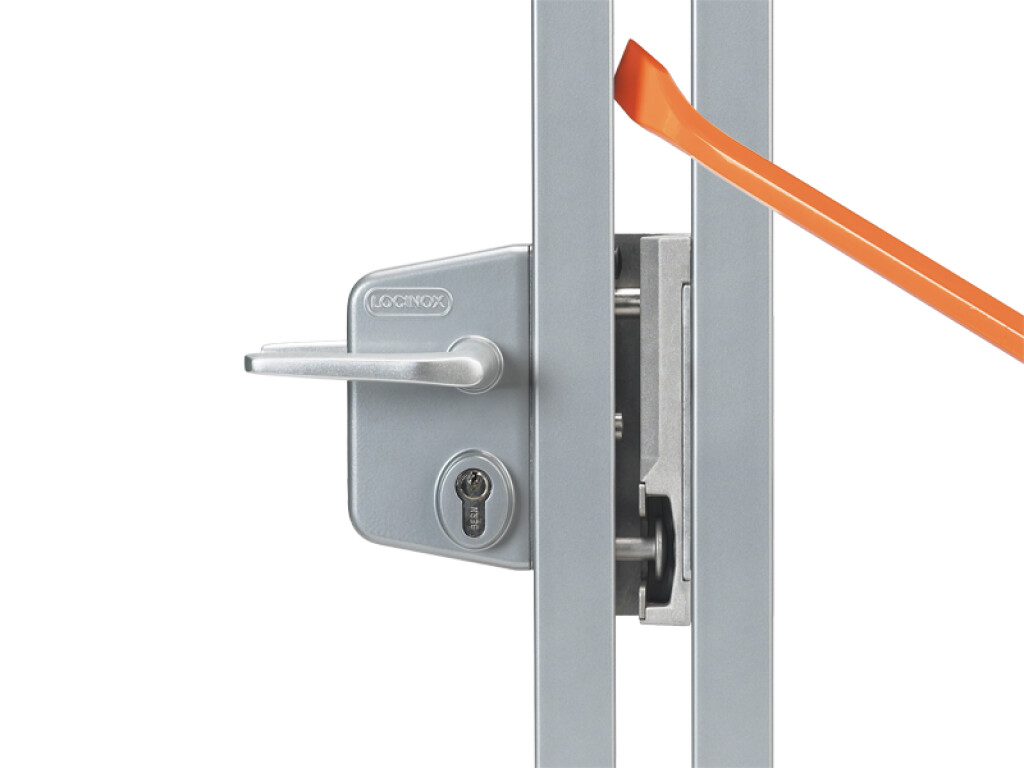 Surface mounted gate lock