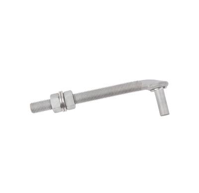 Hot-dip galvanized hinge axle M16