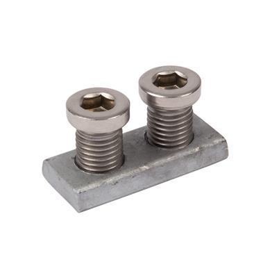 Claw nut and bolts for 4D hinges