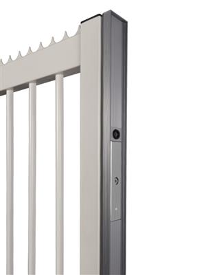 Profil en aluminium pour portails coulissants à combiner avec MAGUNIT-2500
