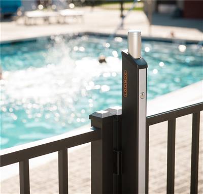 Sleek & sturdy child safe magnetic latch for pools & parks