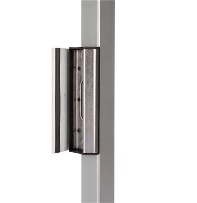 Adjustable keep out of stainless steel