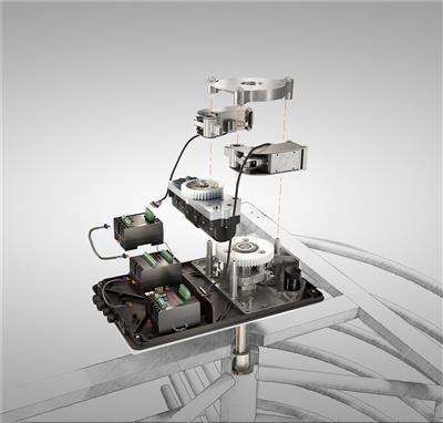 Modular (electro)mechanical control unit for turnstiles