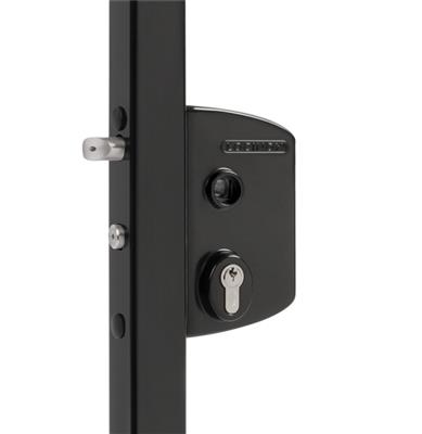 Surface mounted gate lock