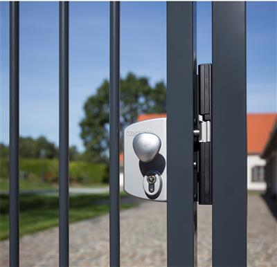 Surface mounted gate lock