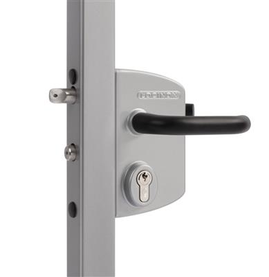 Surface mounted gate lock