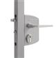 Surface mounted gate lock