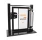 Gate display with Rhino gate closer, industrial lock and BoltonHD-4D hinge