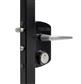 Surface mounted US Mortise cylinder gate lock (USA)