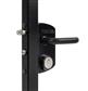 Surface mounted US Mortise cylinder gate lock (USA)