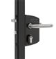 Surface mounted gate lock