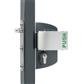 Surface mounted anti-panic gate lock